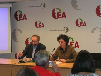 Elisa Sainz de Murieta y Rafa Larreina